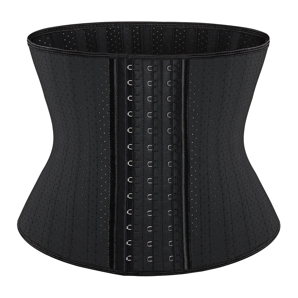 25 センチメートルウエストトレーナーニッパーボディシェイパー下着ランジェリーおなかスリムベルト産後コントロールアンダーバスト鋼骨太コルセット