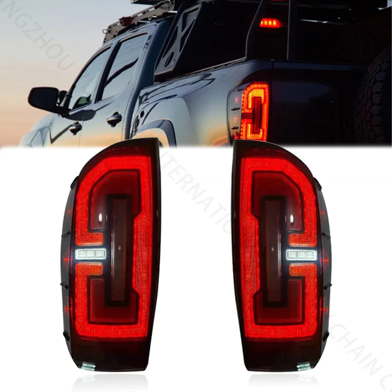 Car LED Taillights Assembly for 2016-2019 Pickup DRL Sequential Animation Tail Lights Accessories 12V 16-19