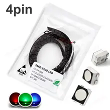 100pcs 3528 SMD LED Chips Micro 3V #6