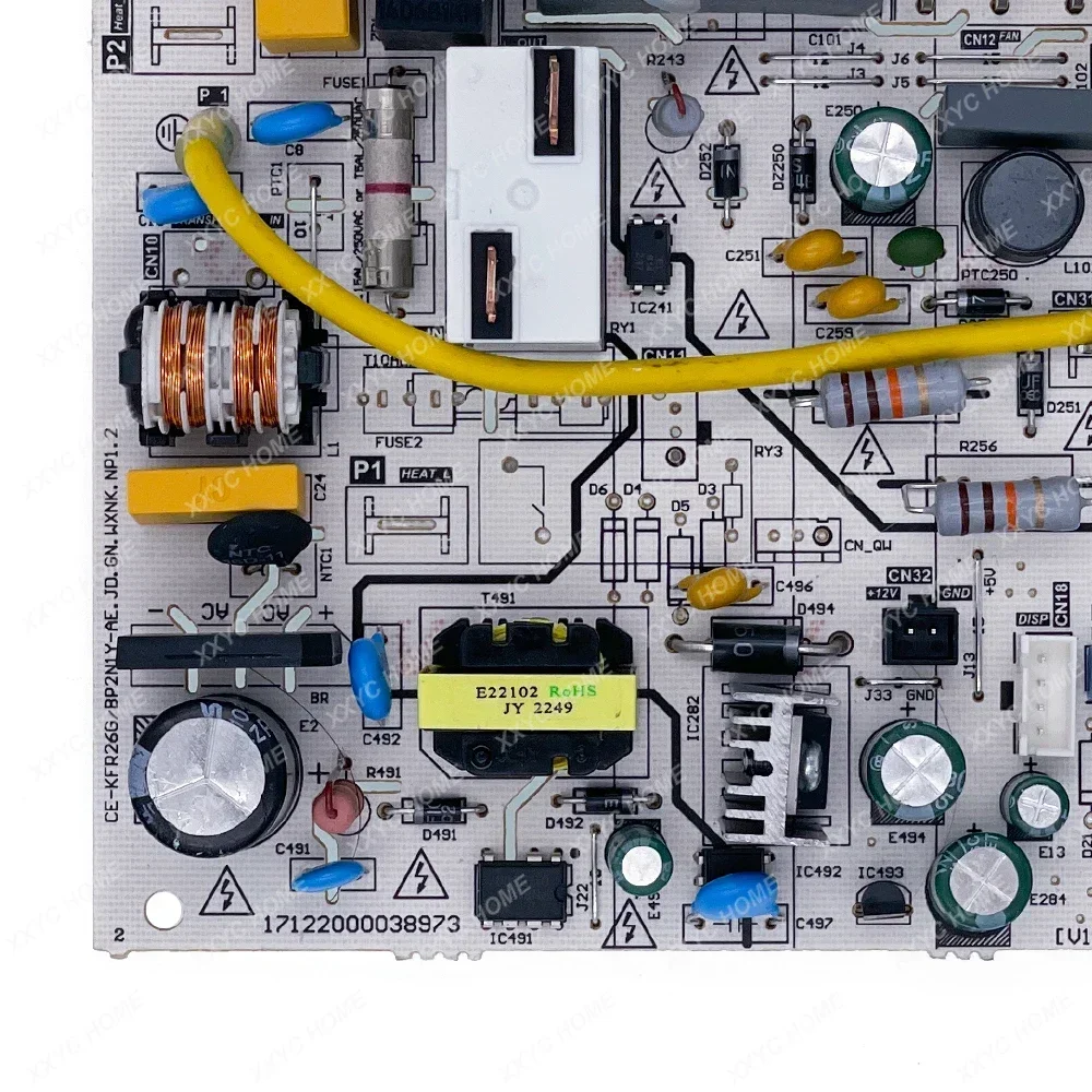 New For Midea Air Conditioner Indoor Unit Control Board CE-KFR26G/BP2N1Y-AE Circuit PCB 17122000038973 Conditioning Parts