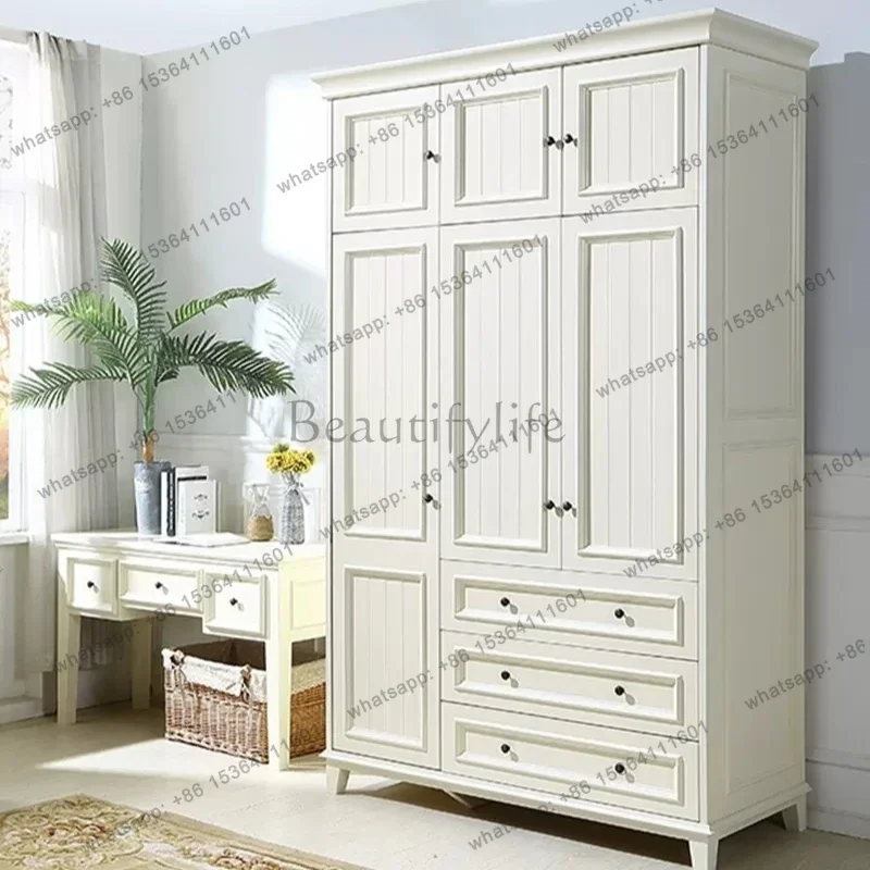 YJ European Luxury Large Wardrobes Customized Modern Wooden Storage Wardrobe Closet Organizer Clothes Guarda Roupa Casal Furnitu