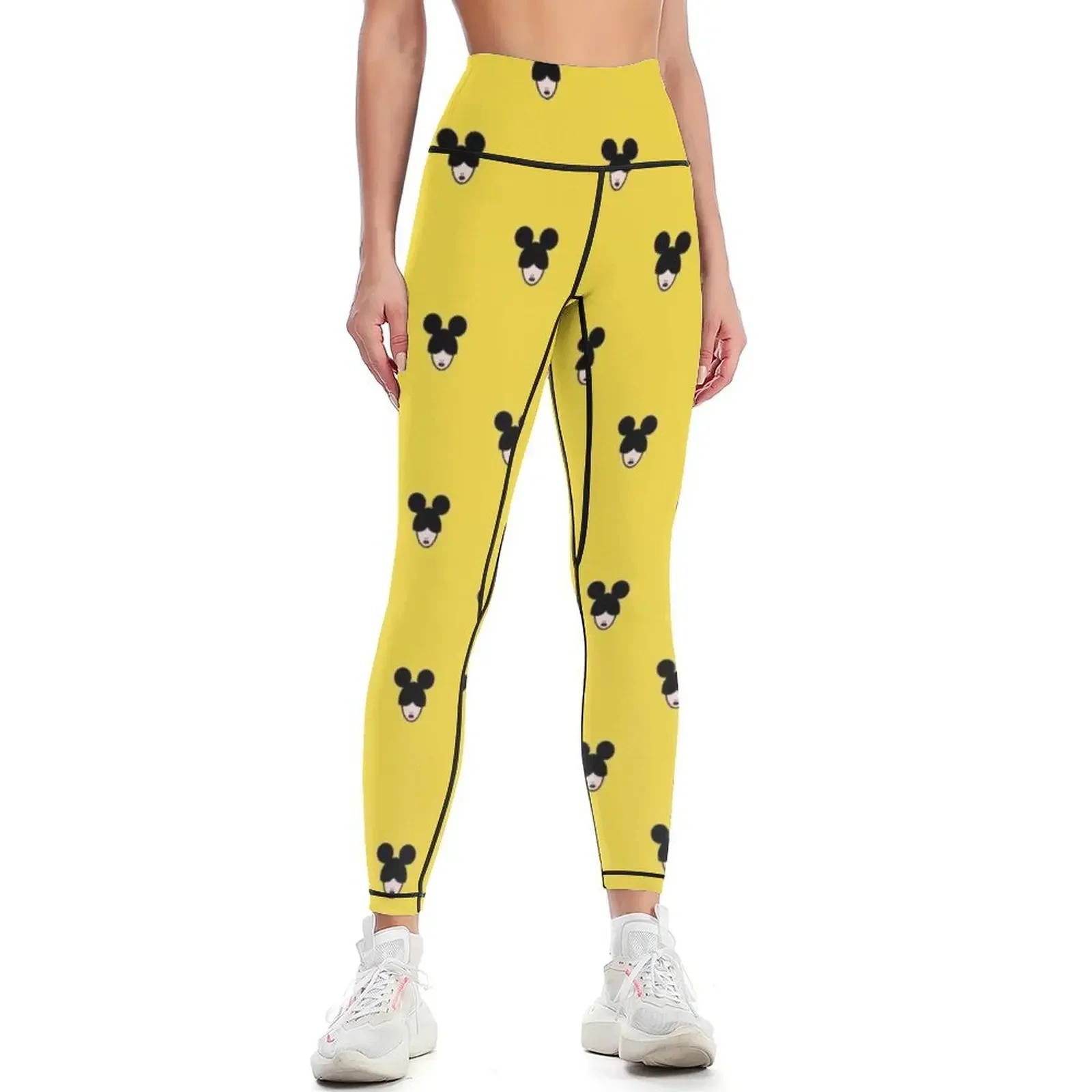 

Paparazzi Mouse Pattern Leggings legging pants raises butt Sports pants woman Women's gym sportswear for gym Womens Leggings