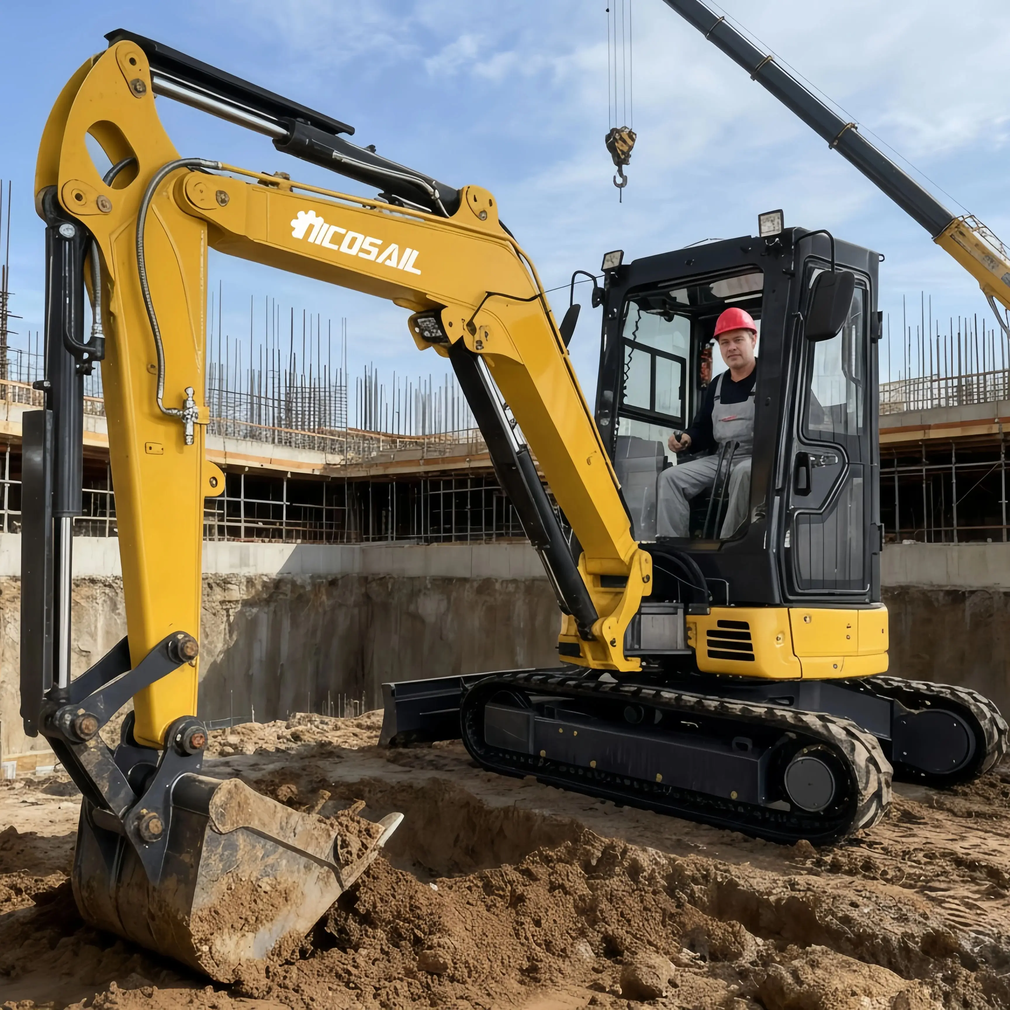 التوصيل المجاني محرك Ce Epa زراعي متعدد الوظائف 2.5 طن 3 طن 3.5 طن حفارة صغيرة حفارة أكياس صغيرة