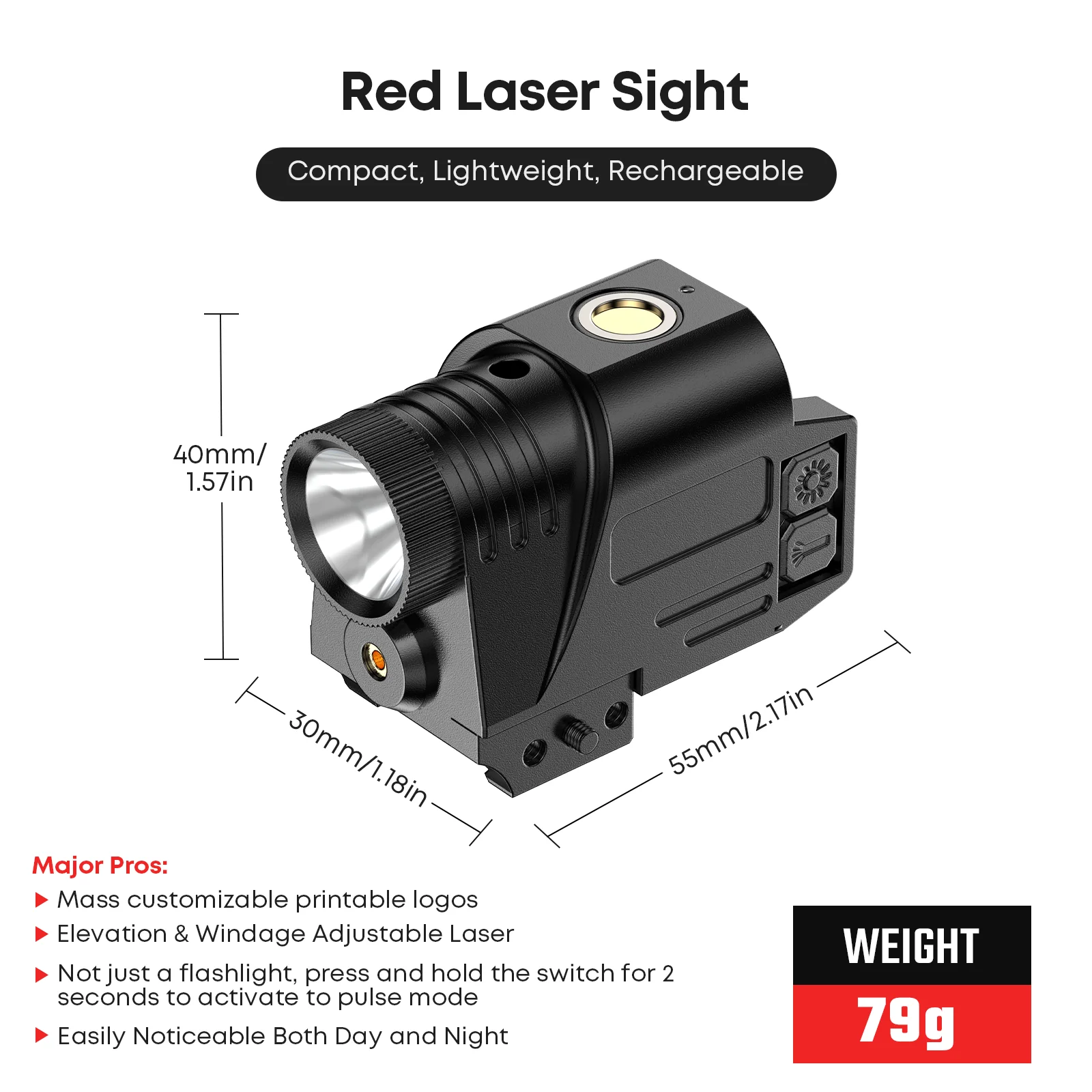 

1057 Green/Blue Laser | 3 Modes, Magnetic Charging, Fully Adjustable, Day & Night Use.