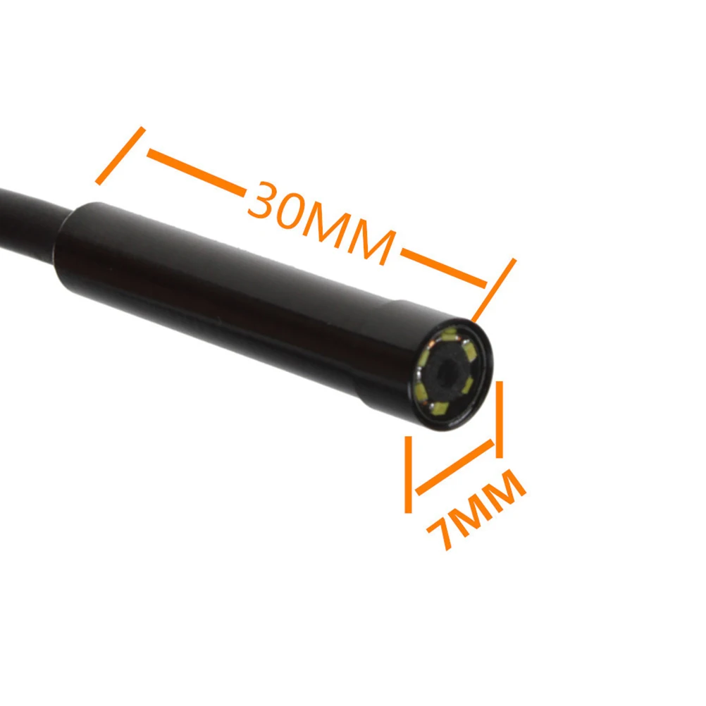 

1300000 Pixels CMOS Mobile 5M Cable Black Plastic IP67 Waterproof LED Photo Video OTG Tools Parts