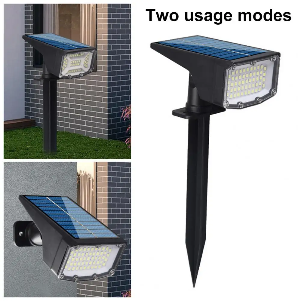 Adjustable Solar Garden Spotlights, Practical Motion Sensor, Brightness, Lawn Lamp, Landscaping Light for Yard, 53LEDs