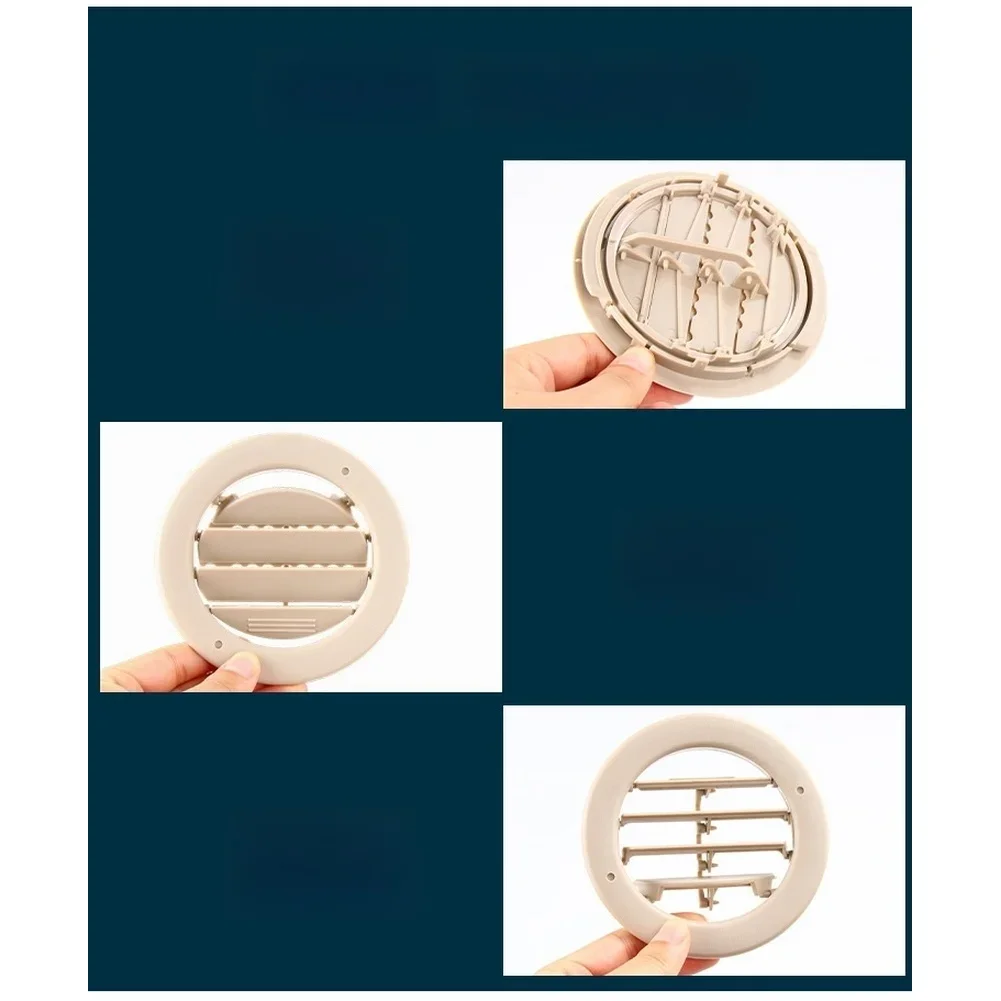 Roof Louver Vent For T6 For V348 And For V362 ABS PC 12*12*4cm Exterior Accessories Roof Vent Grille Exterior Parts