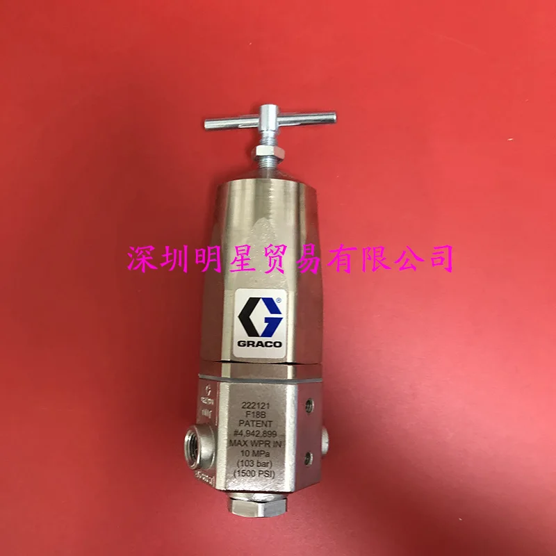 Original And Genuine American Graco GRACO Stainless Steel Regulator 222121 Pressure Regulator, False One Penalty Ten