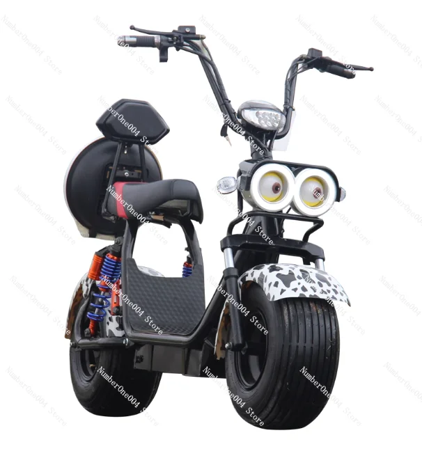 

New Electric Vehicle Large Wide Tire Adult Scooter Two-wheeled Off-road Vehicle Battery Car Scooter Motorcycle Sports Car