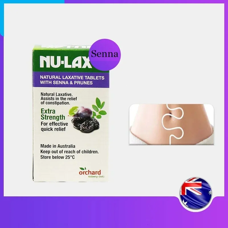 2PCS NuLax Natural Laxative 40 Tablets with Senna Prune，About Intestinal Health