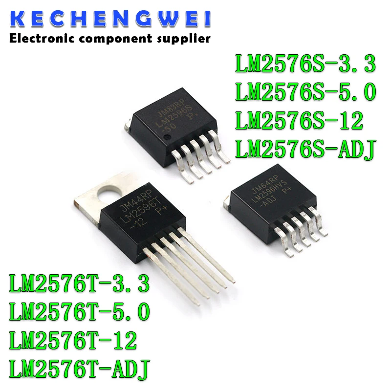 10PCS LM2576T-5.0 TO220 LM2576-5V TO-220 LM2576T-3.3 LM2576T-12 LM2576T-ADJ TO220-5 LM2576S-5.0 LM2576S-3.3 LM2576S-12V