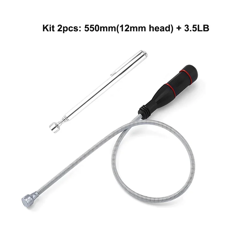 Teleskopisches Magnetisches Greifwerkzeug mit Klauenfänger Flexibler Ausziehbarer Magnetischer Greifer für Autoreparaturen 1-3 Stück Optional – Detail 16