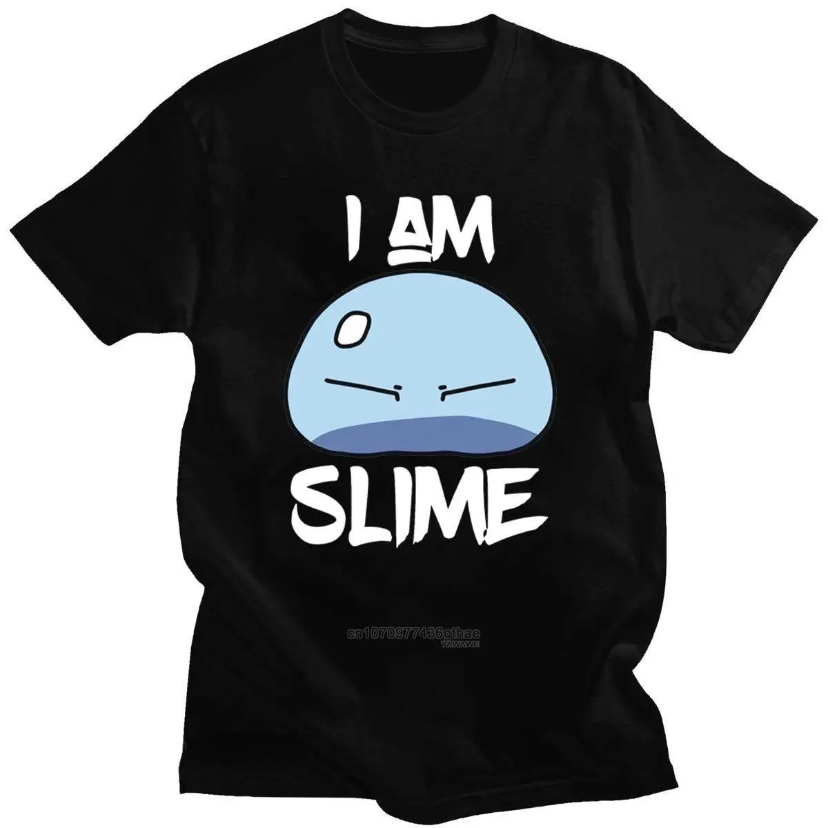 Anime I Am Slime Tops Cute Espresto Devil Rimuru Tempest That Time I Got Reincarnated A Slime Figurals Pattern Print Tee Unisex