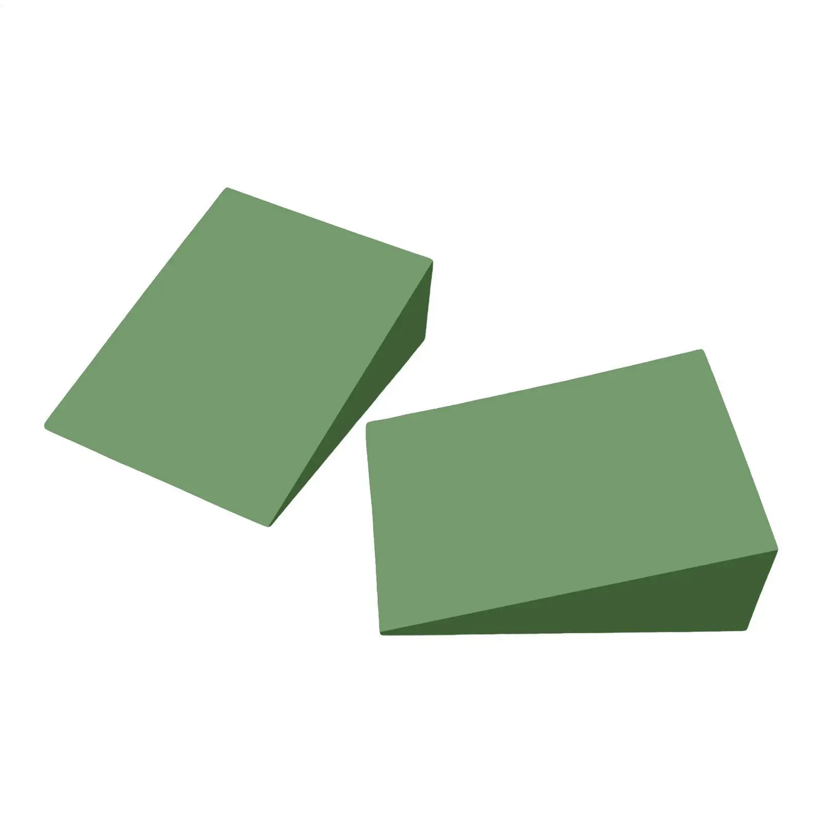 2pcs Yoga Wedge Blocks EVA Foam Yoga Wedge Stretch Slant Boards Exercise Yoga Block Pilates Wedge Squats Fitness Accessories