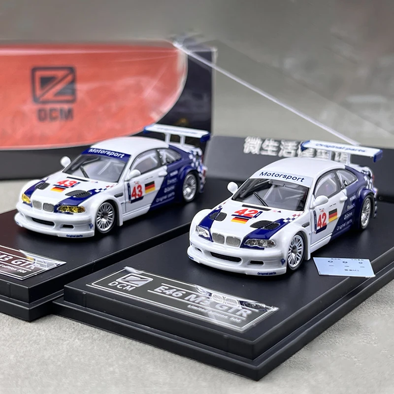 dcm-1-64-m3-gtr-e46-合金製ダイキャストカー＆おもちゃの車両-車モデル-ミニチュアスケールモデルカー-子供向け