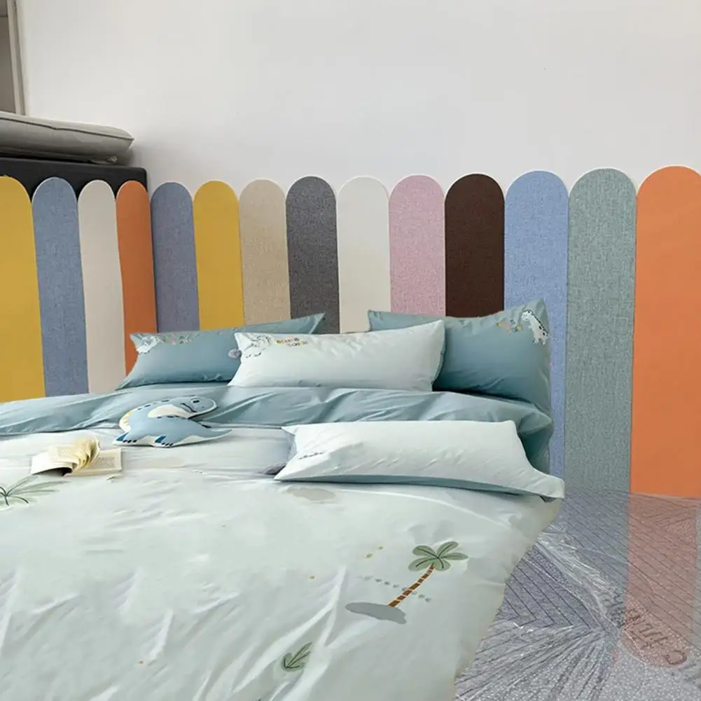 60cm Anti Collision Wall Padding For Kids Peel And Stick Self-Adhesive Protective Wall Panel Headboard For Playroom Nursery