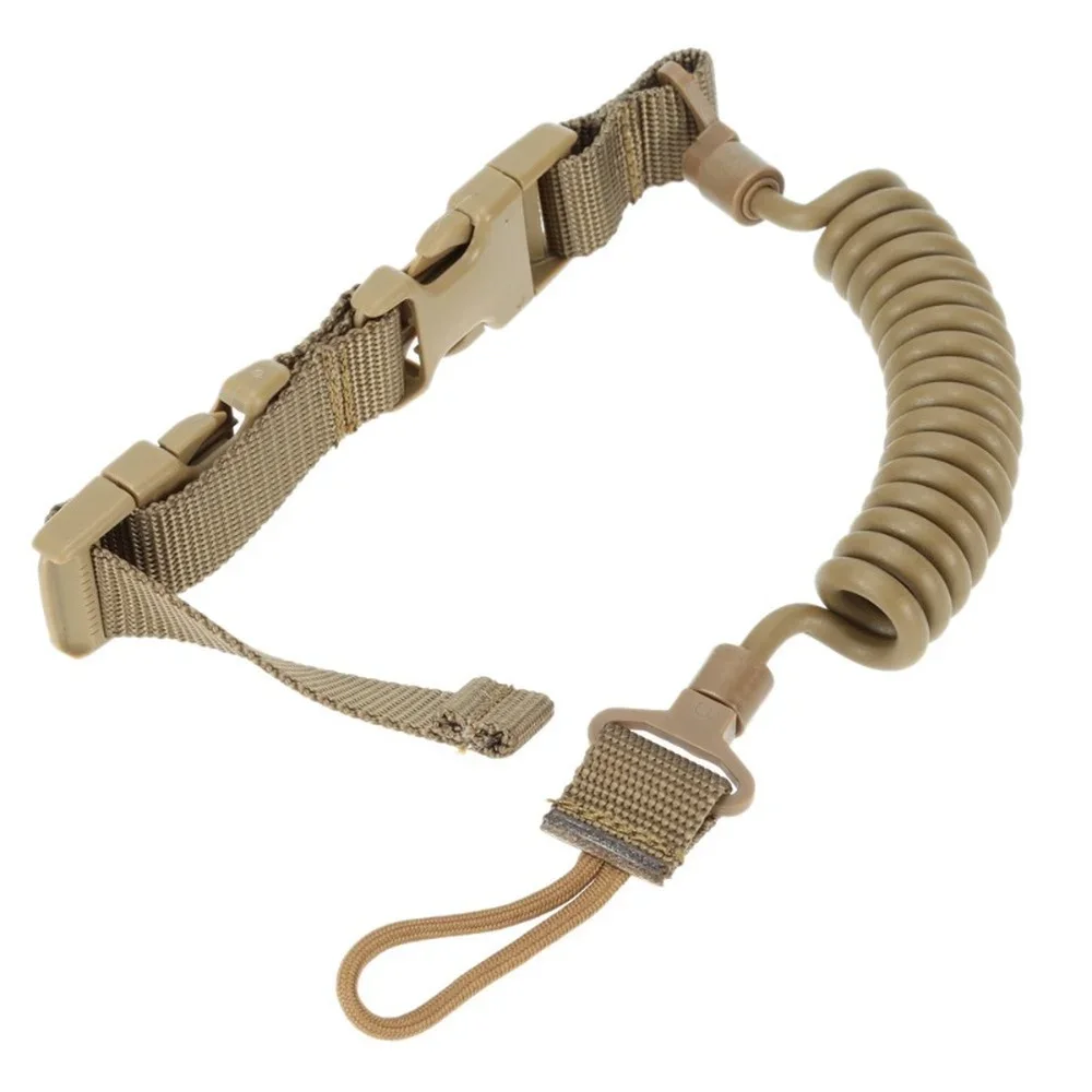 Lanyard Multi-purpose Spring Lanyard Pistol Secure Lanyard Rifle Sling Strap Shooting Gun Accessories