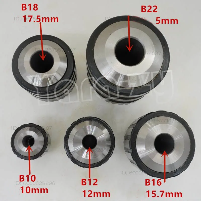 SanOu Drill Chuck Bench Drill Chuck Steel Shell Heavy Duty Three Claw Taper Drill Chuck B10 B12 B16 B18 B22