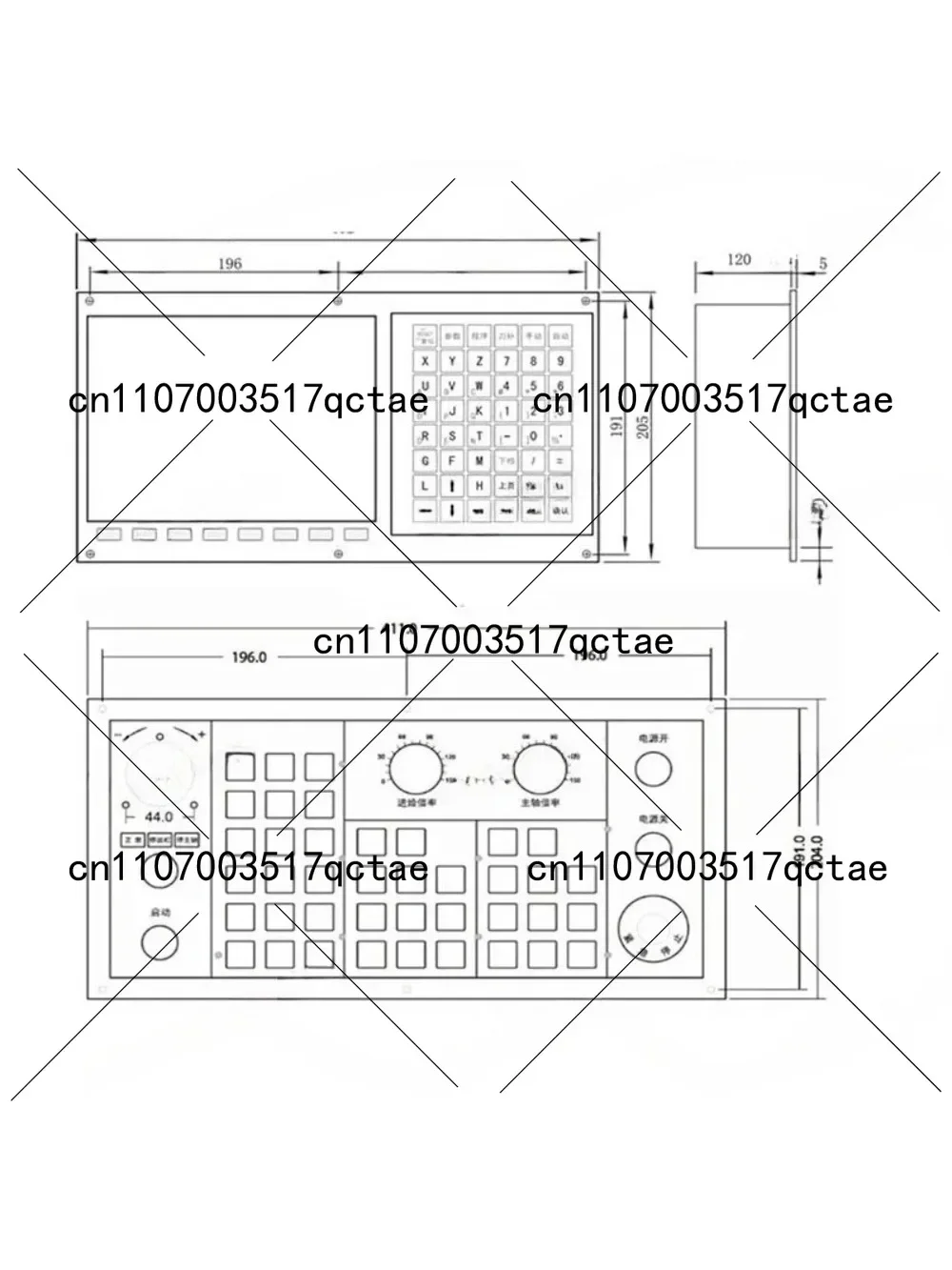

5-осевой контроллер для фрезерных станков с ЧПУ Mach3 CNC1000MDb-5, панель управления для сервоприводов и шаговых двигателей MPG - Промышленное автоматизированное оборудование