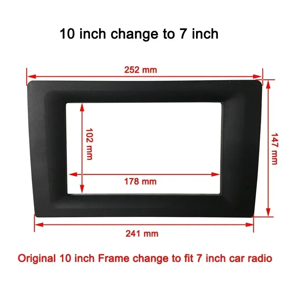 9 10 polegadas a 7, 9 a 10 polegadas quadro de rádio de carro quadro de interruptor de rádio de carro adequado para todos os modelos de automóveis quadro de conversão de fáscia de rádio de carro