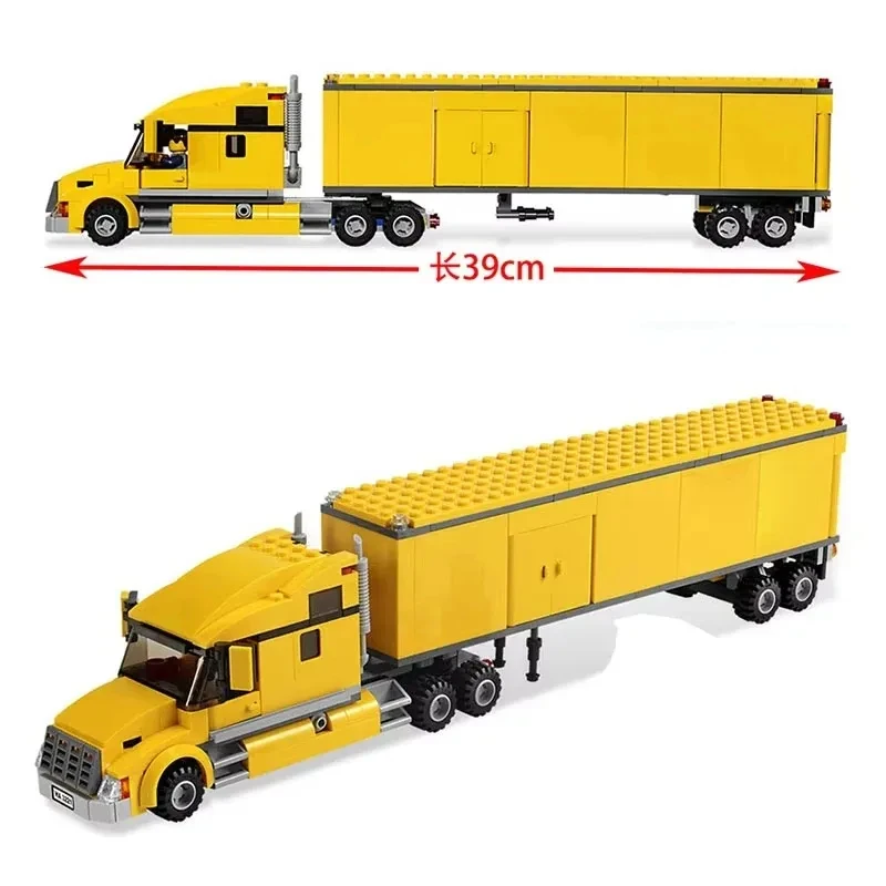 Zestaw klocków konstrukcyjnych City Truck Remake City Series Truck Model Forklift Hot Dog Stand Nostalgic Classic Christmas