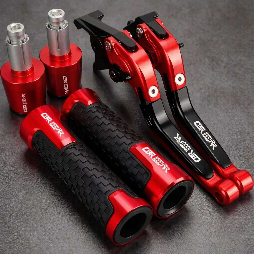 

For Honda CBR1000RR CBR 1000RR 1000 RR FIREBLADE 2008-2023 7/8"22MM Handlebar Grips Handle Bar Grip Ends Brake Clutch Levers