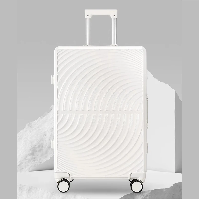 2024 Nieuwe Bagage 20-Inch Reiskoffer Verdikte Aluminium Frame Wachtwoord Trolley Case 29 Inch Grote Capaciteit Spinner Wiel