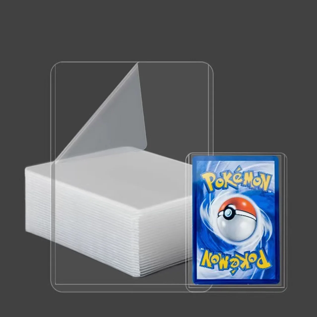 Manchons de cartes rigides, support anti-rayures, protecteur adapté au sport YuGiOh Pokemon, jouet de rangement de cartes de collection, 25-50 pièces