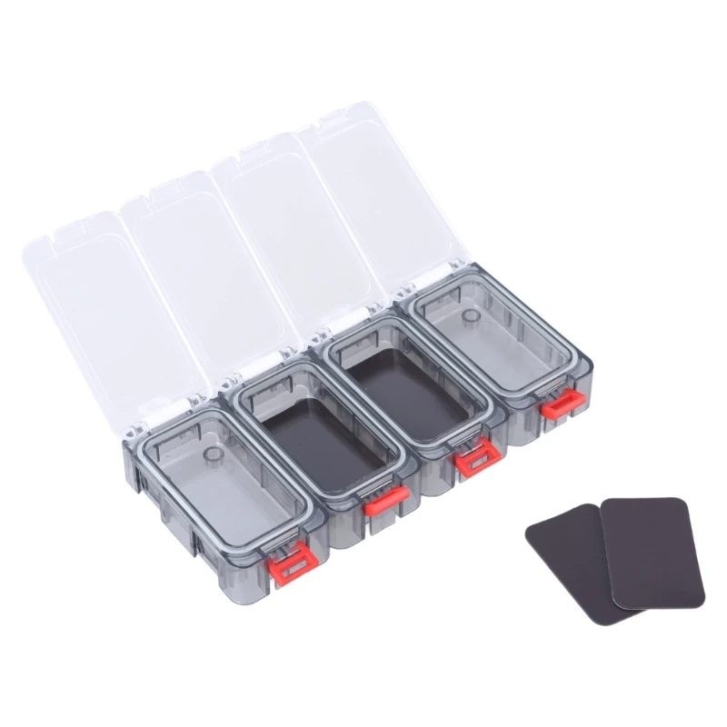 Fishing Tackle Storage Box Portable Fishing Lure Tackle Organizers Fishing Water Resistant Luminous Tackle Box