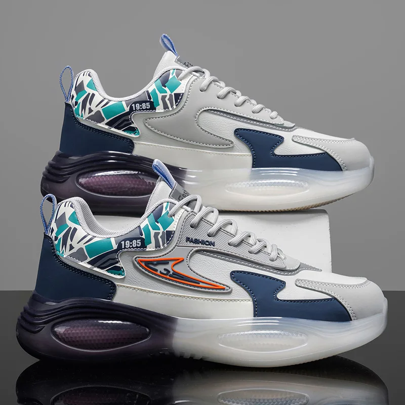 

Men's breathable casual sneakers summer soft-sole comfort lightweight racing running shoes students walking speed sports shoes