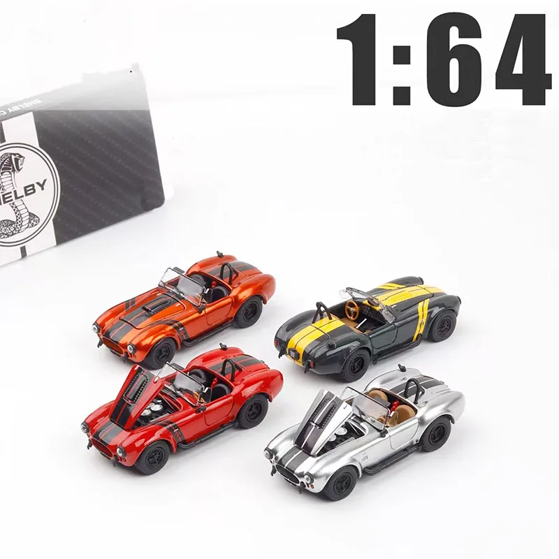 

1:64 Scale Shelby Cobra 427S/C Simulation Alloy Car Model Static Display Collectible Toy Gift Souvenir Decoration