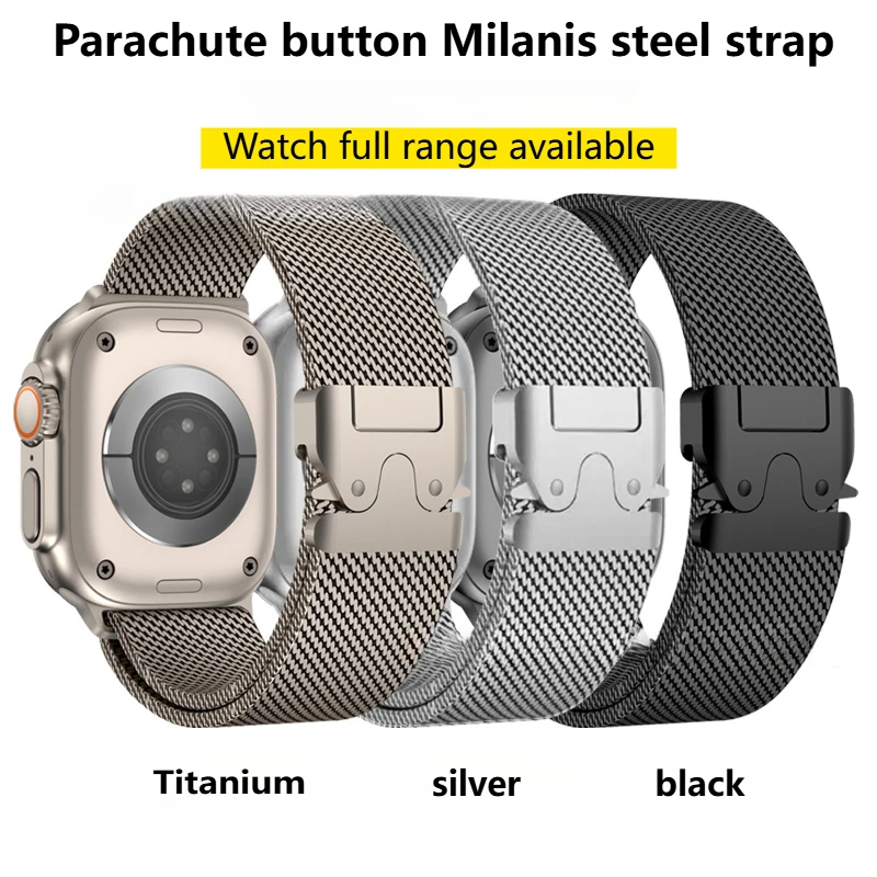 

Strap For Apple Watch Band/38mm 40mm 41mm 42mm、42mm 44mm 45mm 46mm 49mm Mm Watchband Steel Bracelet Iwatch Series 7 8 9 Se 4 5 6