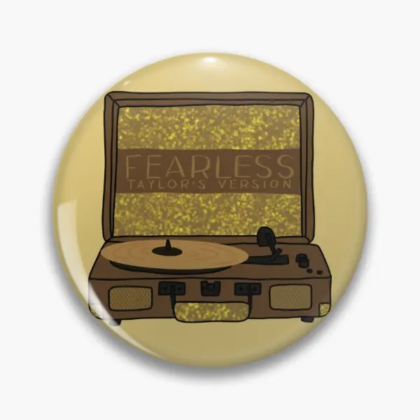 Record Player Fearless Taylors Version  Soft Button Pin Creative Clothes Funny Metal Fashion Badge Lapel Pin Cute Lover Hat