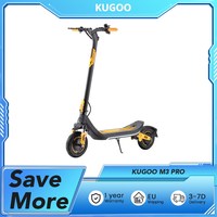 KUGOO M3 PRO with 600W, 13Ah/48V,10-Inch Pneumatic Tires, 64 km Range, IP54, 50 PSI Tire Pressure, Spring Suspension System, NFC