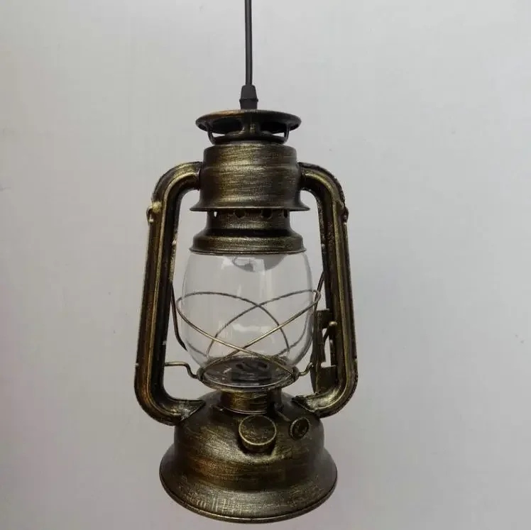 Creative personality European industrial style retro restaurant bar aisle cafe hotel single head hair salon chandelier