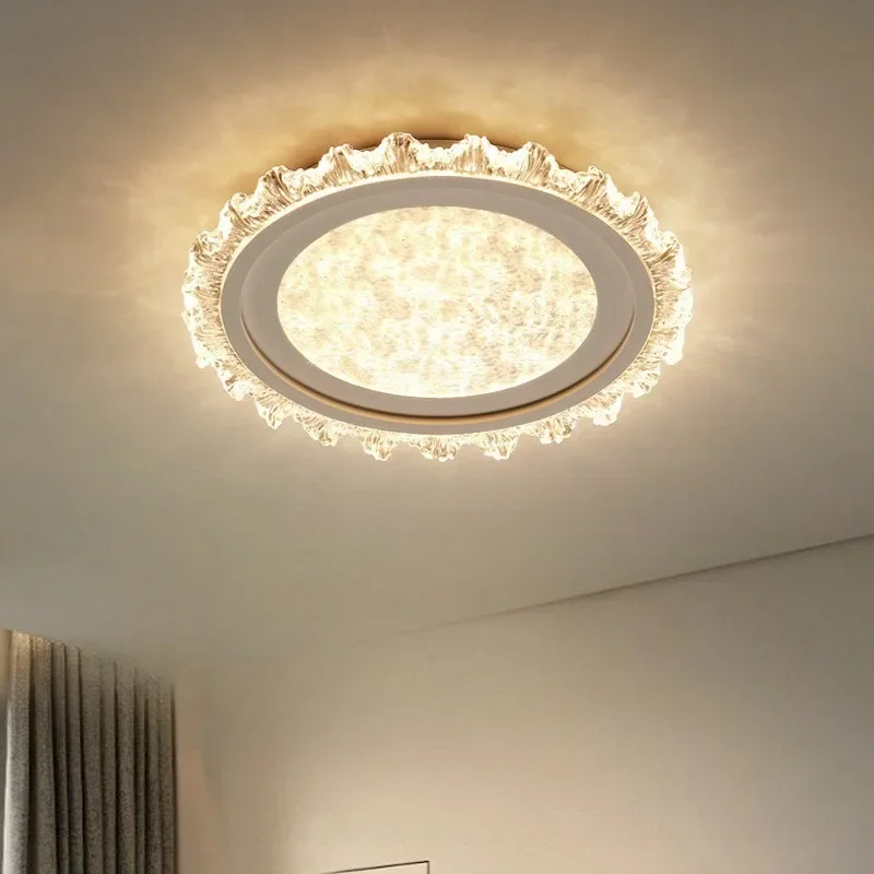 

GHJUYIOL New bedroom ceiling light French children's room master bedroom room light simple luxury study cream wind light