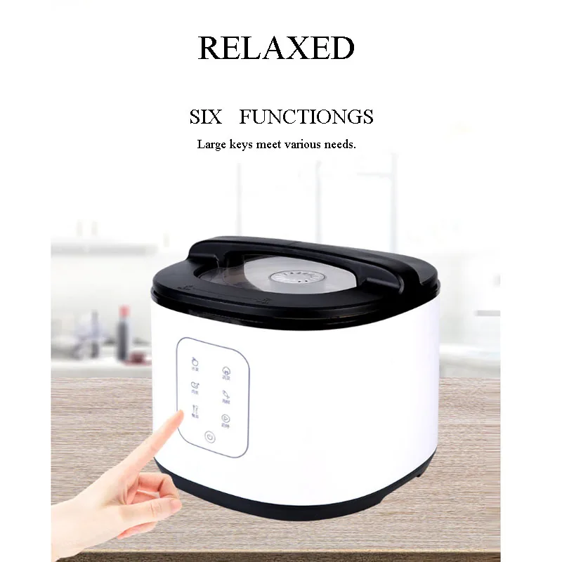 220V Washing Machine Vegetable Fruit Meat Tablewear Visinfection Detoxification Automatic Food Purifier EU/AU/UK/US Plug