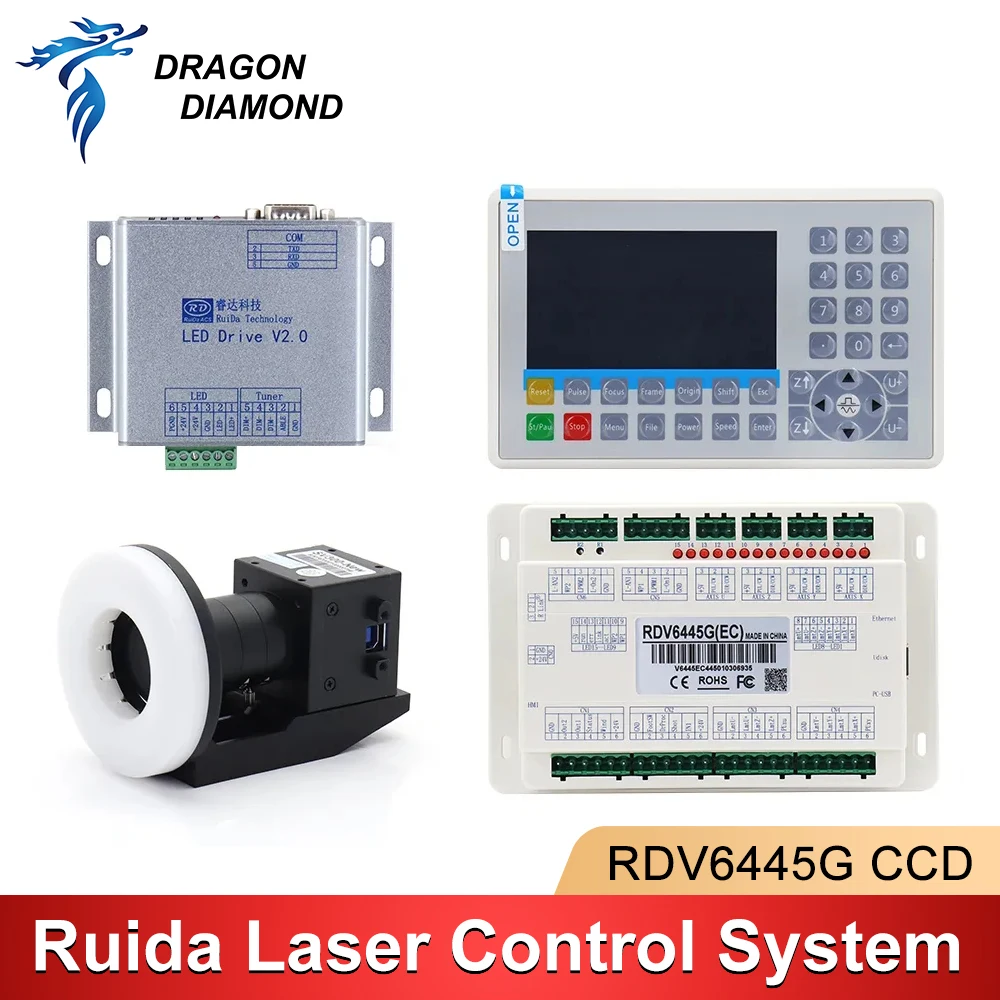 

Ruida RDV6445G CCD Visual Co2 Laser Controller System for Laser Cutter Engraver Machine