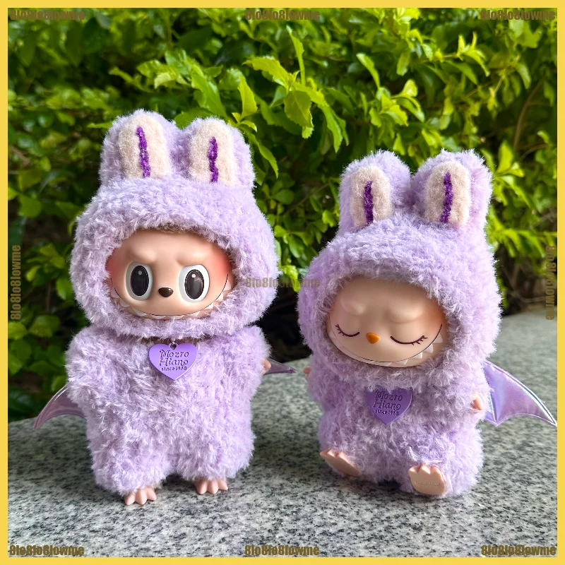 

Одежда Labubu ручной работы, фиолетовая одежда Grand Sheikh Zinmomo, мини-плюшевая кукла, модные аксессуары для кукол, подарок