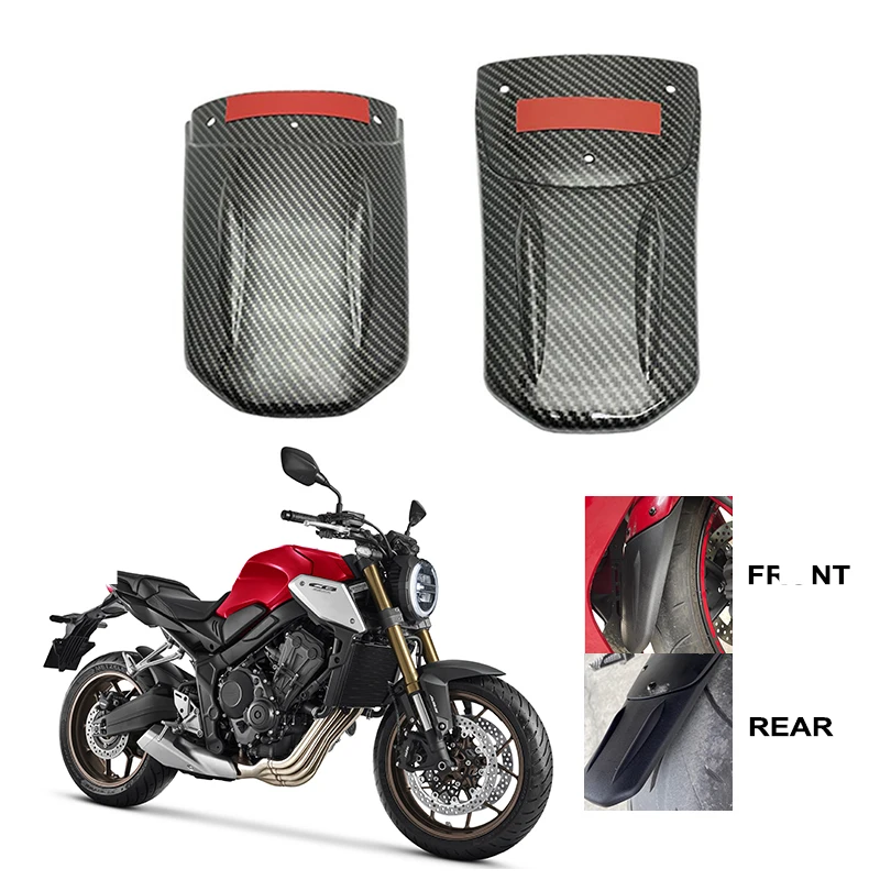 Para honda cb650r cbr650r cb 650r cbr 650r cb650 r 2019 2020 2021 2022 2023 dianteiro & traseiro paralama fender extensor traseiro extensão