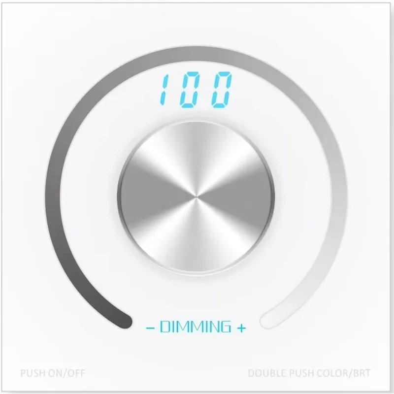 K1+T1 Digital Display PWM LED Dimmer, Touch Button RF Remote Controller for LED Strip Light