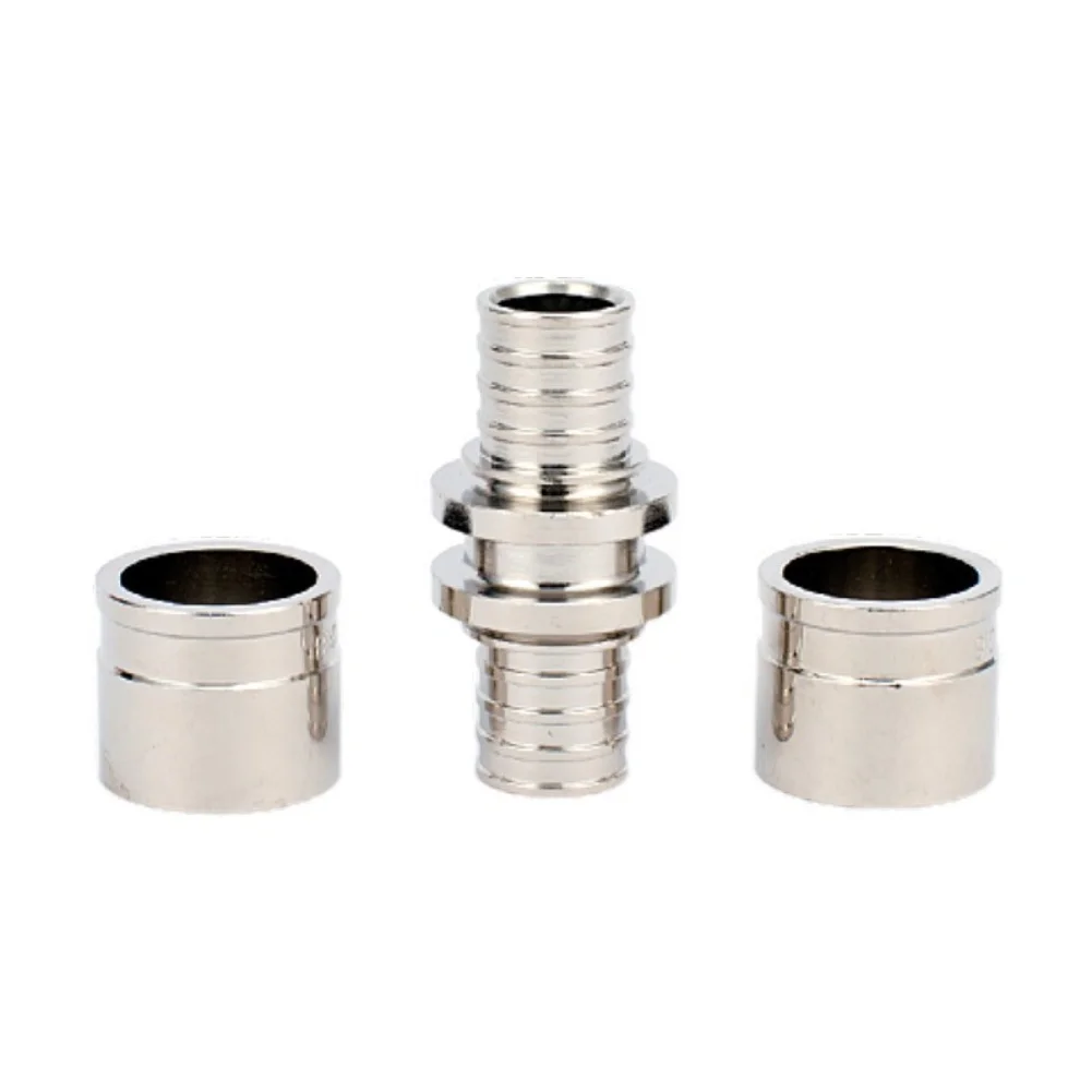 Floor Heating Water Pipe Connector Brass, Chrome Finish, Multiple Air Line Hose Compressor Connectors Quick Release Fittings ﻿