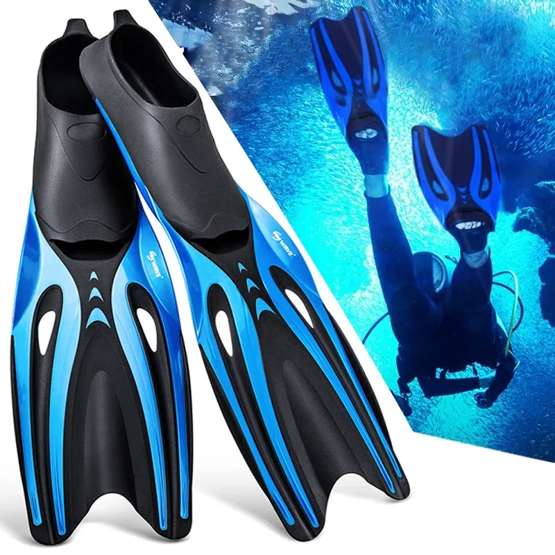 

Adult Snorkeling Fins Professional TPR Non-Slip Swimming Diving Fins Rubber Snorkeling Swim Flippers Water Sports Beach Shoes