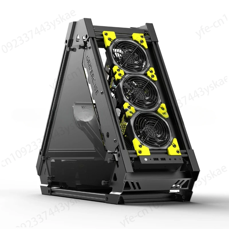 V1D Aluminum Alloy Computer Open Chassis Water Cooling Support ATX/MATX/ITX Motherboard Gaming Building PC Case