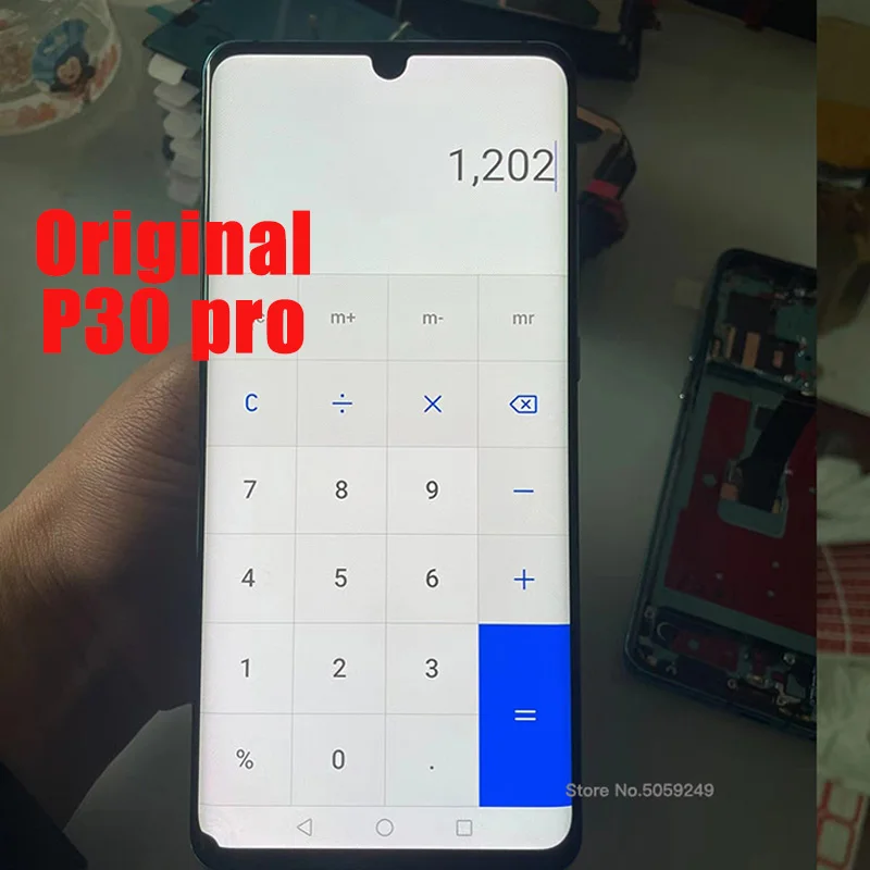Small Dot Original LCD For Huawei P30 Pro P30Pro LCD VOG-L29 VOG-L09 VOG-L04 Display Touch Screen Digitizer Assembly 100% tested