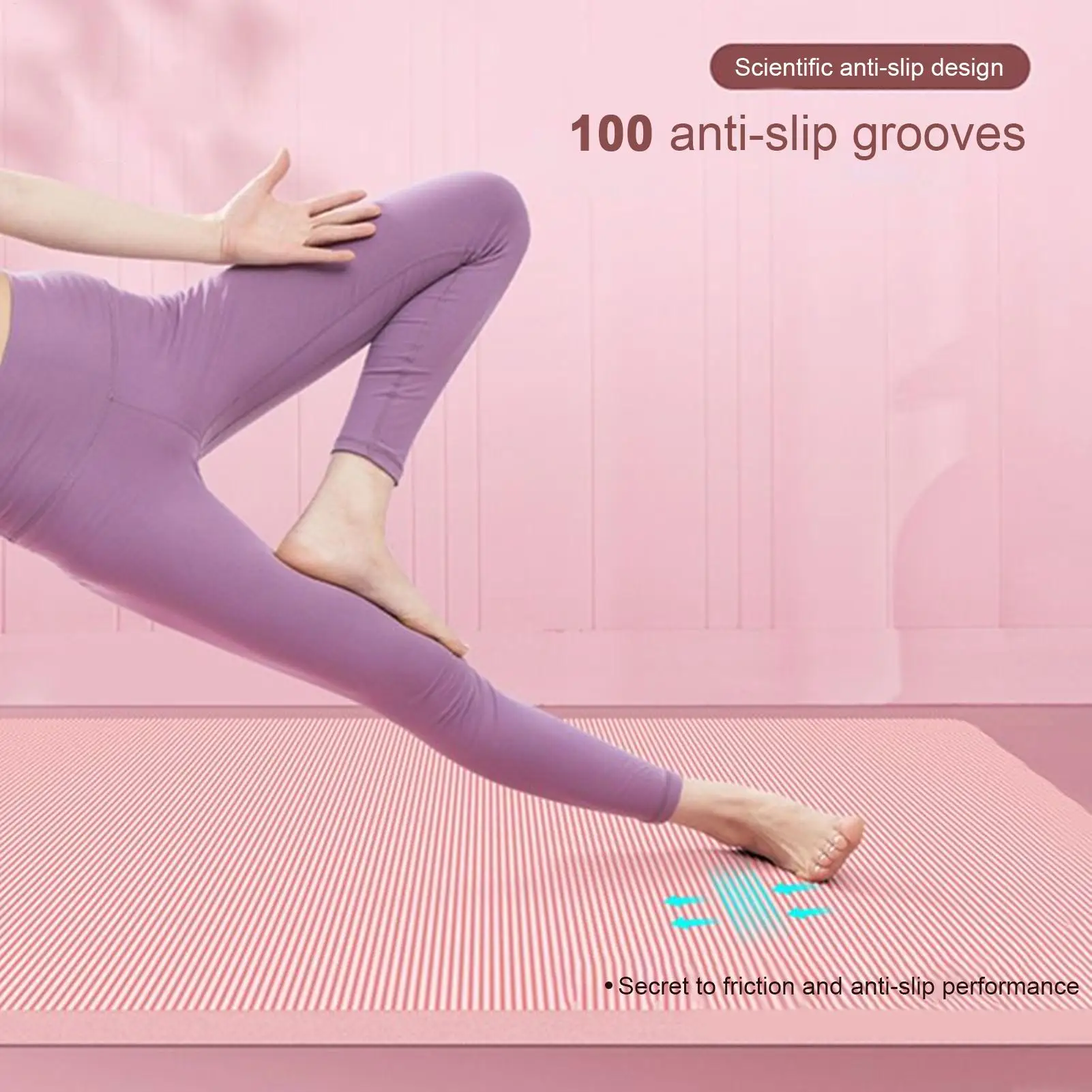 سميكة اليوغا حصيرة 15 مللي متر ممارسة الوسادة معدات تجريب اليوغا تجريب حصيرة مع حمل الرافعة للنساء الرجال بيلاتيس الطابق تمتد #4