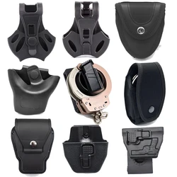 Tactische Handboeien Case Manchet Handboeien Houder Pouch Riem Taille Beugel Holster voor Duty Riem Wetshandhaving retentie holster