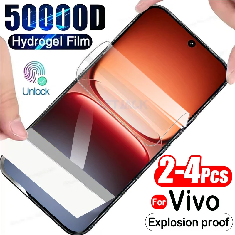 

2-4-слойная мягкая силиконовая гидрогелевая пленка для Vivo iQOO 15 15R, защитная пленка для экрана Vivo iQOO 15 Ultra 5G, не стекло