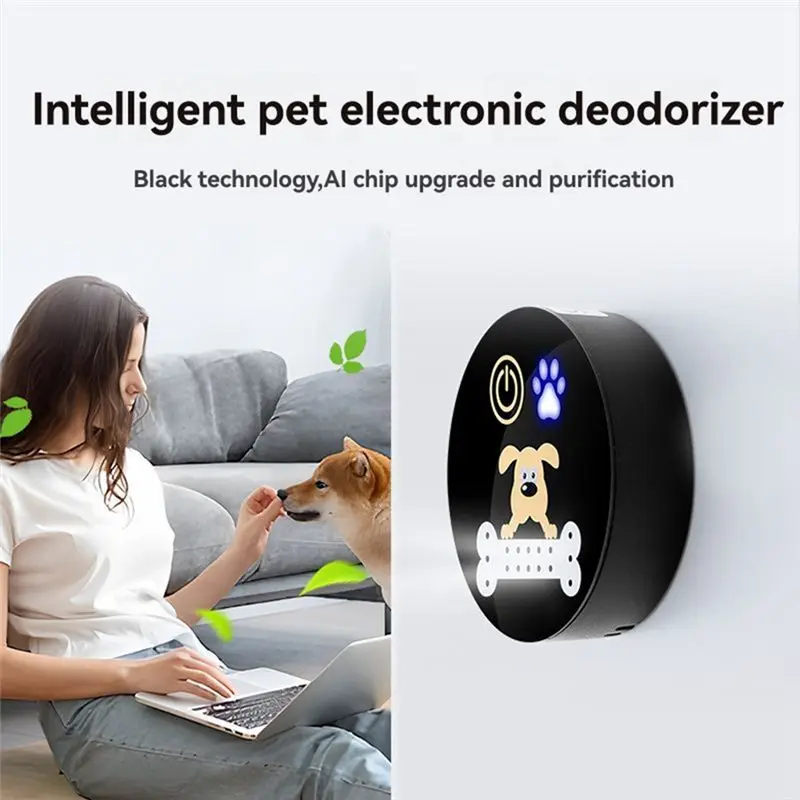 [NEW!A65Z】 Pet Small Electronic Deodorizer USB/Dry Battery Dual Power Supply Mode, Built-In Deodorizing Chip,No Consumables