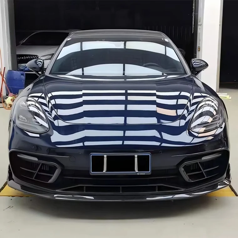 PK Style Carbon Fiber Body Kit for  Panamera 971 New Condition Rear Bumper Spoiler Side Skirts Front bar air Vent